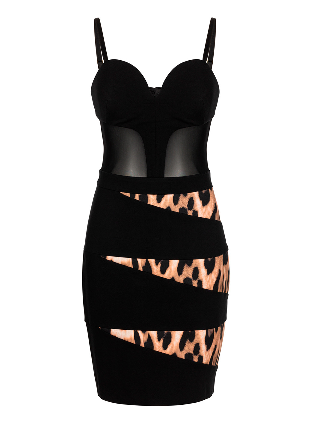 Черное вечернее женское мини платье by marciano с открытой спиной, с открытыми плечами, футляр Guess однотонное