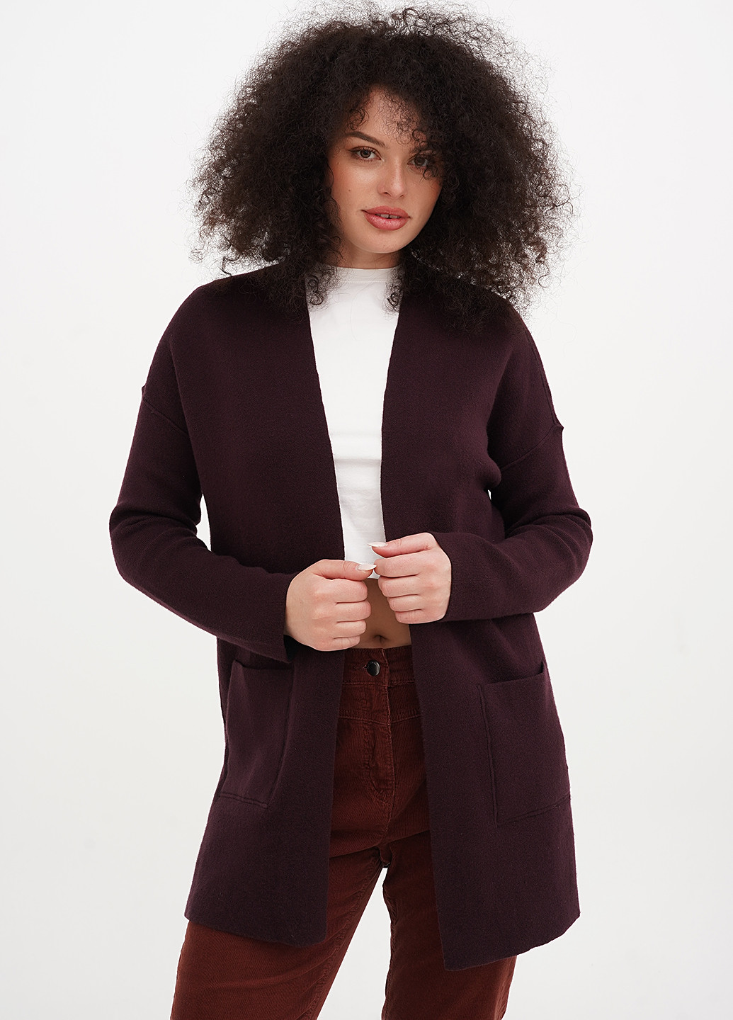 Разноцветный демисезонный кардиган Jill