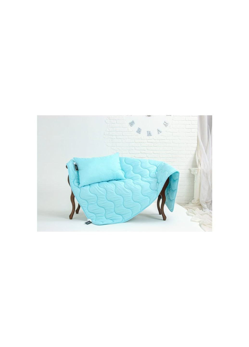 Одеяло MirSon хлопковое 1655 Eco Light Blue 172х205 (2200002652605) No Brand (254014772)