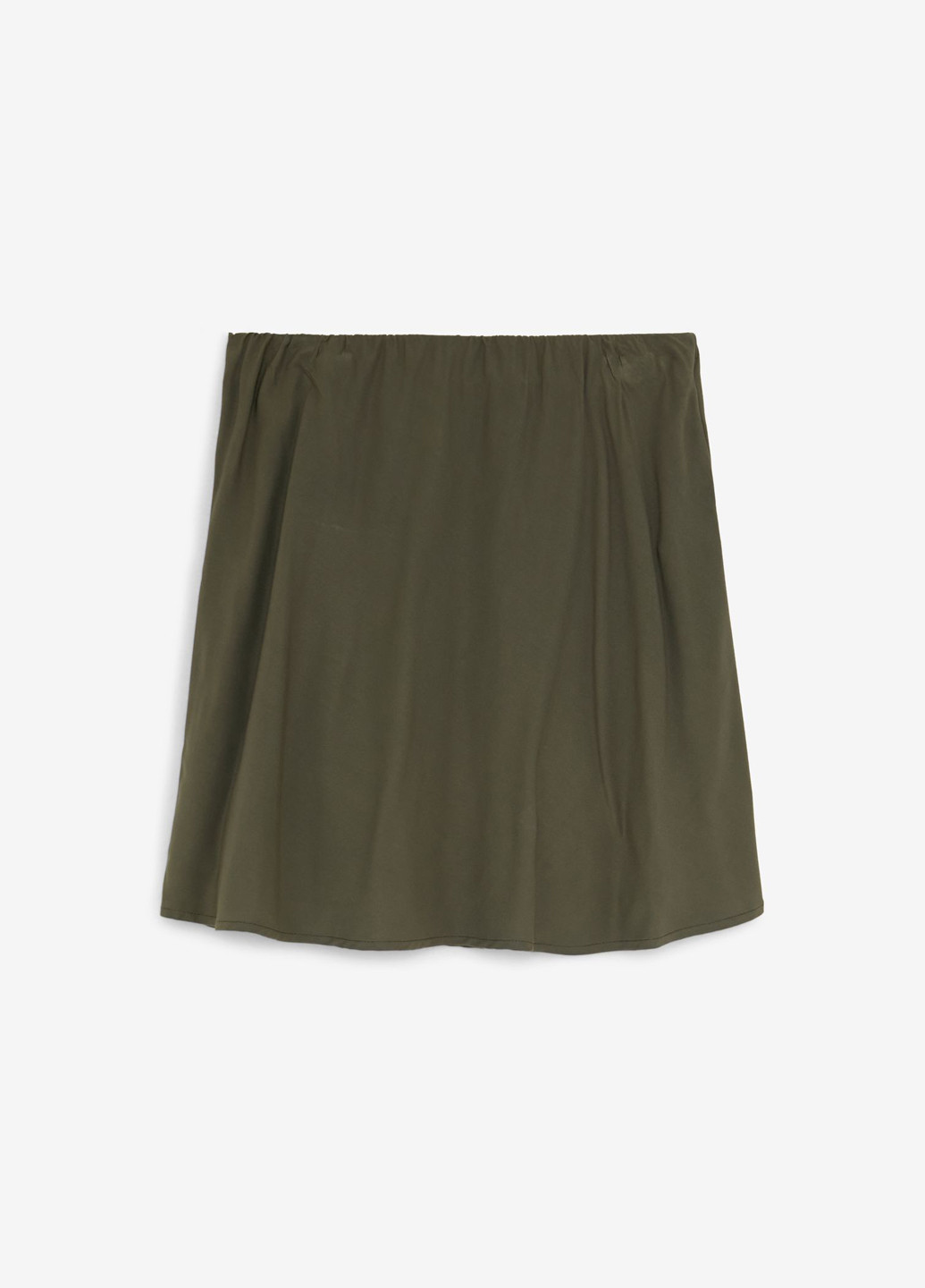 Оливковая (хаки) кэжуал однотонная юбка Jennyfer