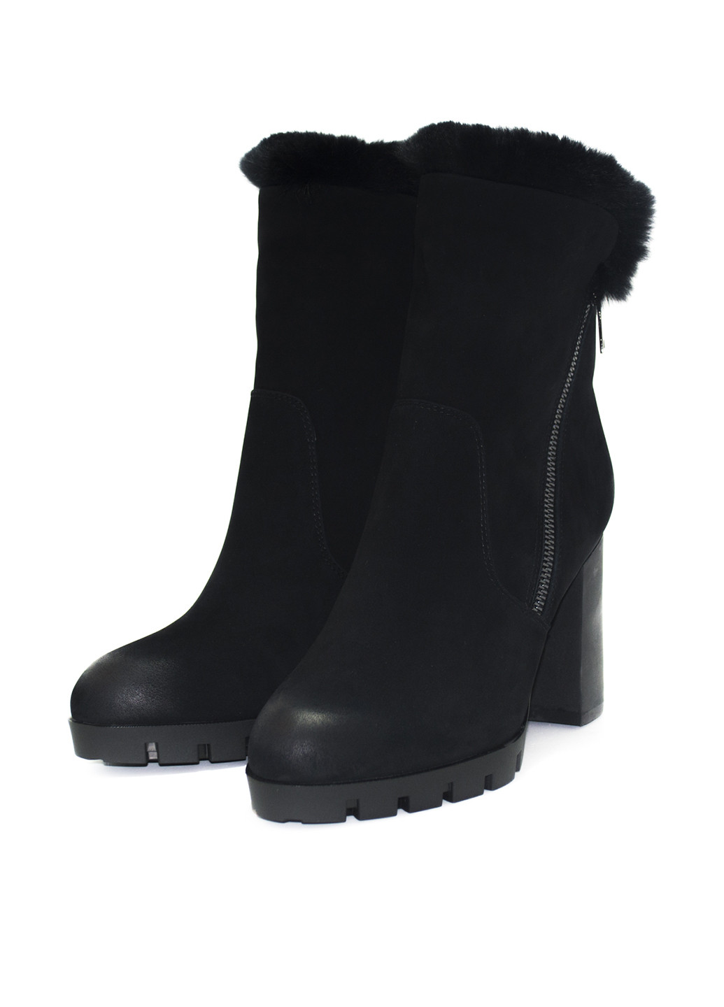 Осенние ботинки Wit Mooni с мехом из натуральной замши