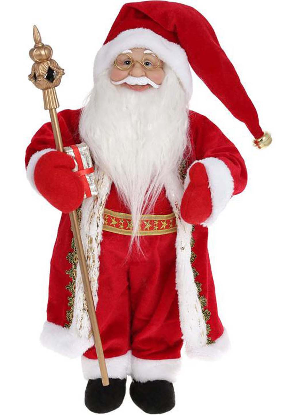 М'яка декоративна іграшка Santa in red 45 см Bona (255429959)