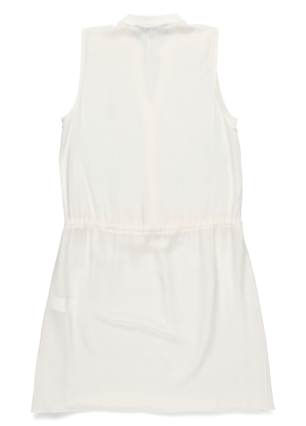 Молочное кэжуал платье рубашка Jimmy Sanders однотонное