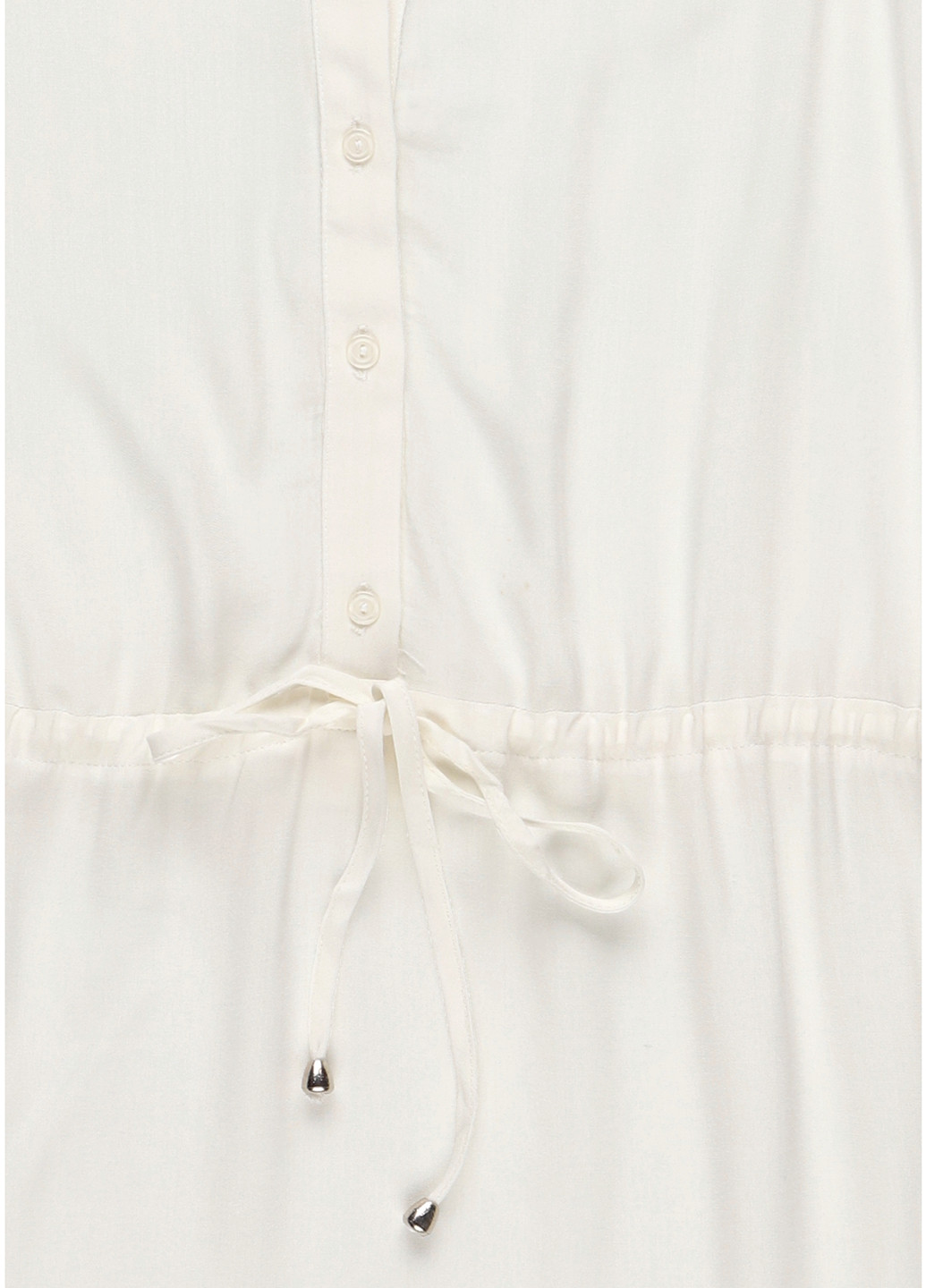 Молочное кэжуал платье рубашка Jimmy Sanders однотонное