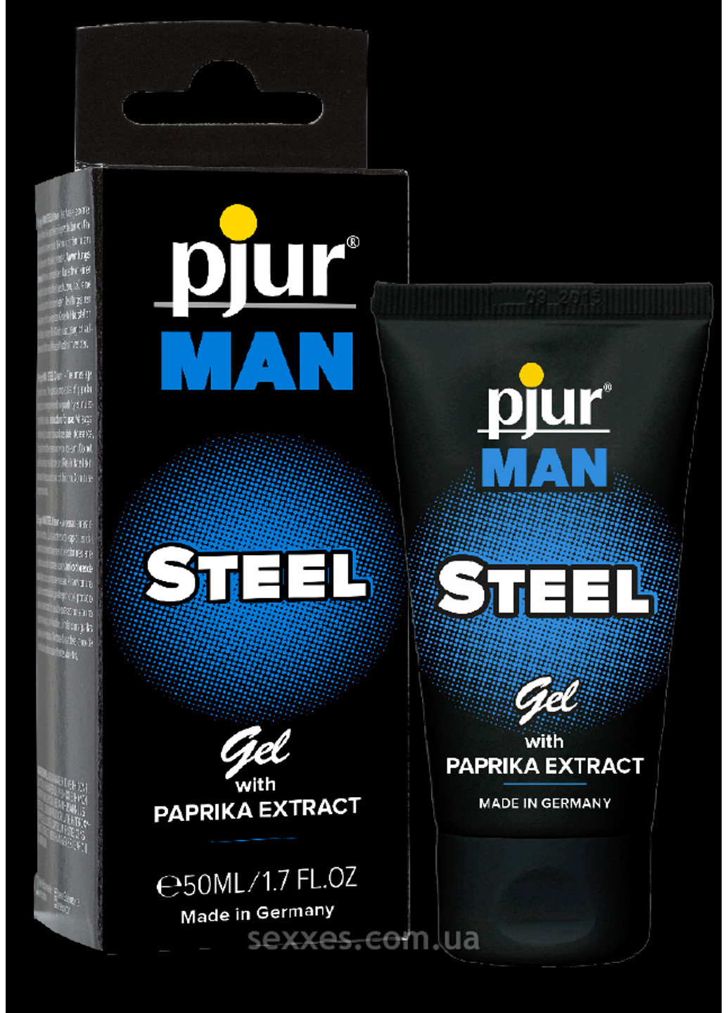 Гель для пенісу стимулюючий MAN Steel Gel 50 ml з екстрактом паприки і ментолом Pjur (251864315)