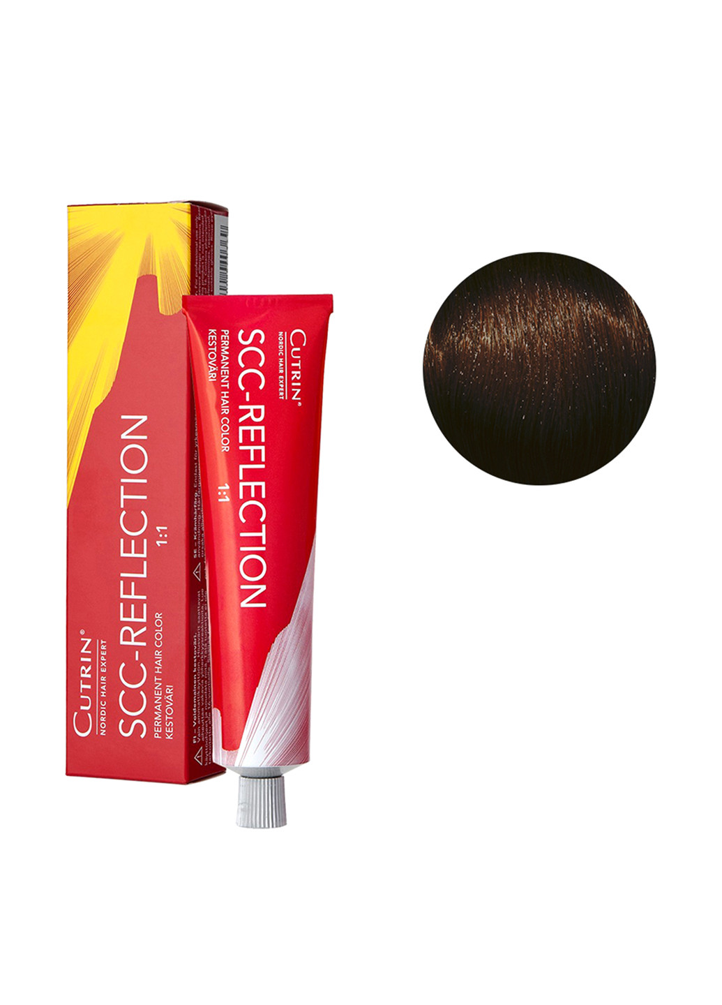 Стойкая краска для волос СUTRIN SCCСUTRIN SCC 3.3 темный золотисто-коричневый 60 мл Cutrin (183843055)