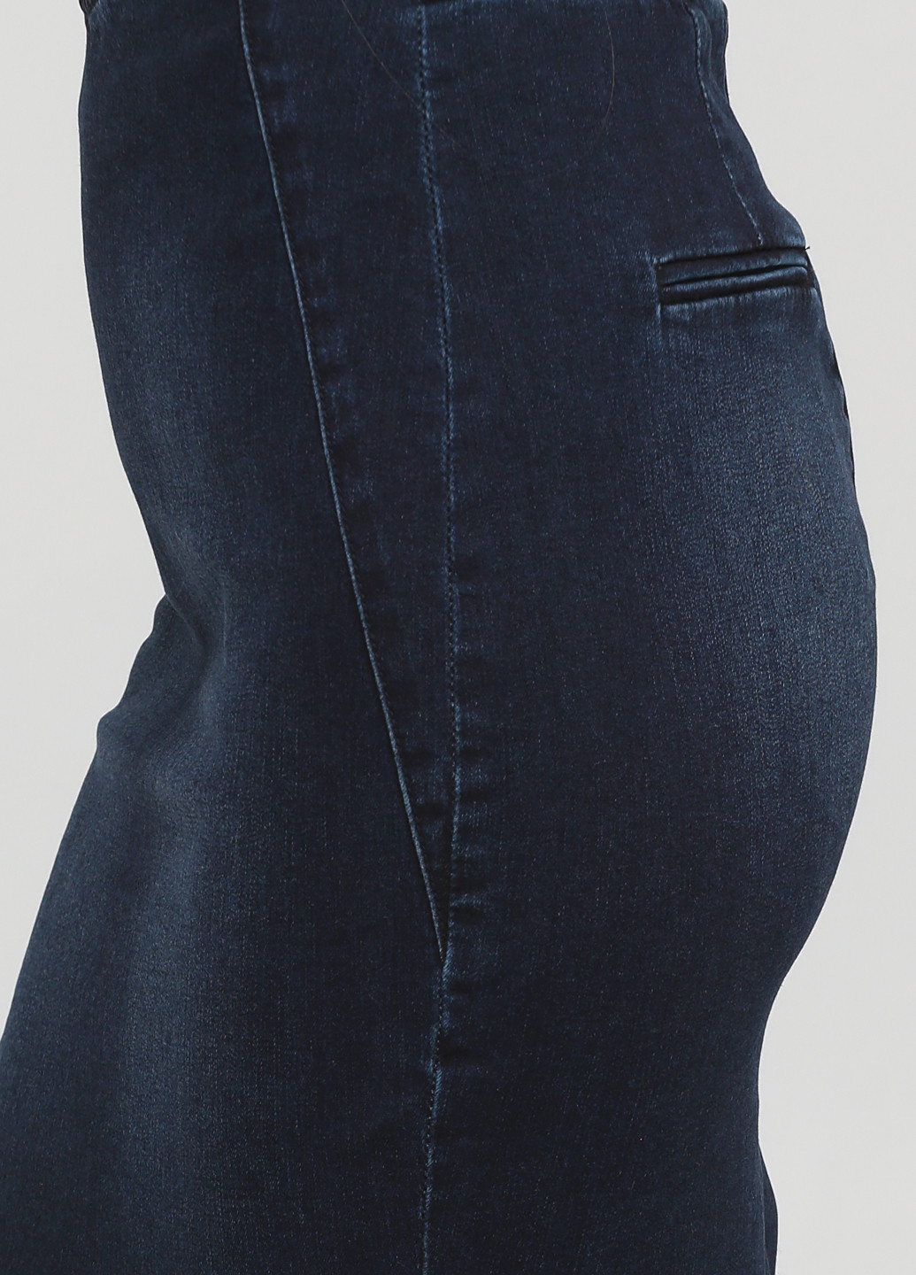 Темно-синяя джинсовая однотонная юбка JACK&JONES