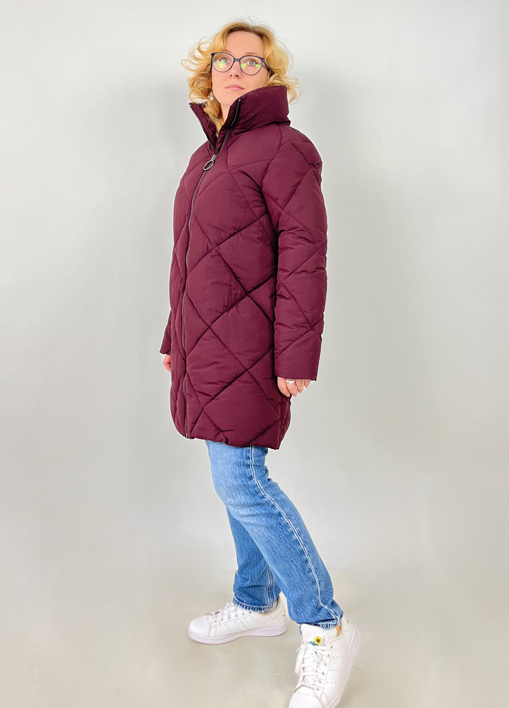 Бордова демісезонна куртка куртка-піджак Monki