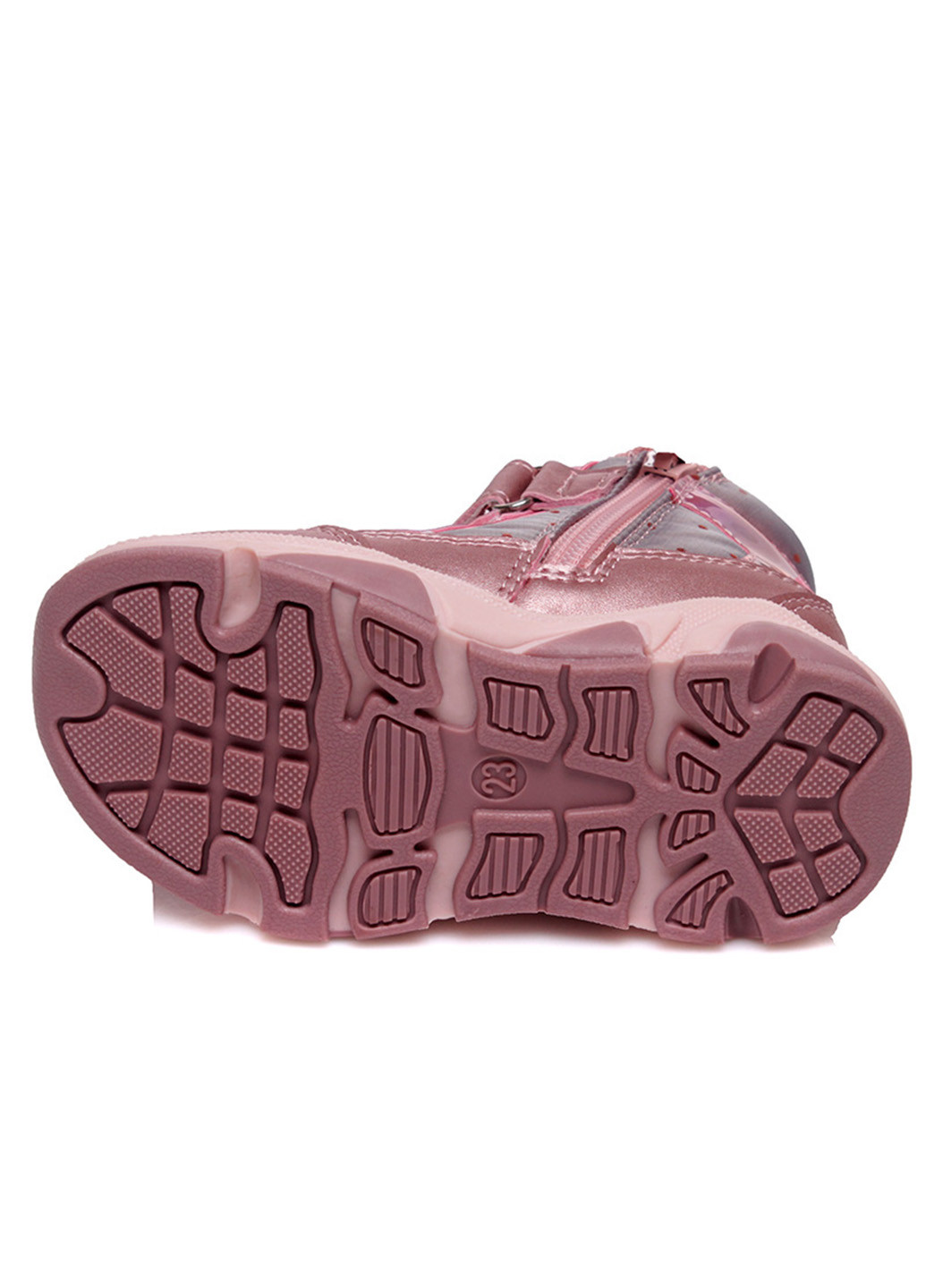 Розовые кэжуал осенние ботинки детские для девочки Weestep