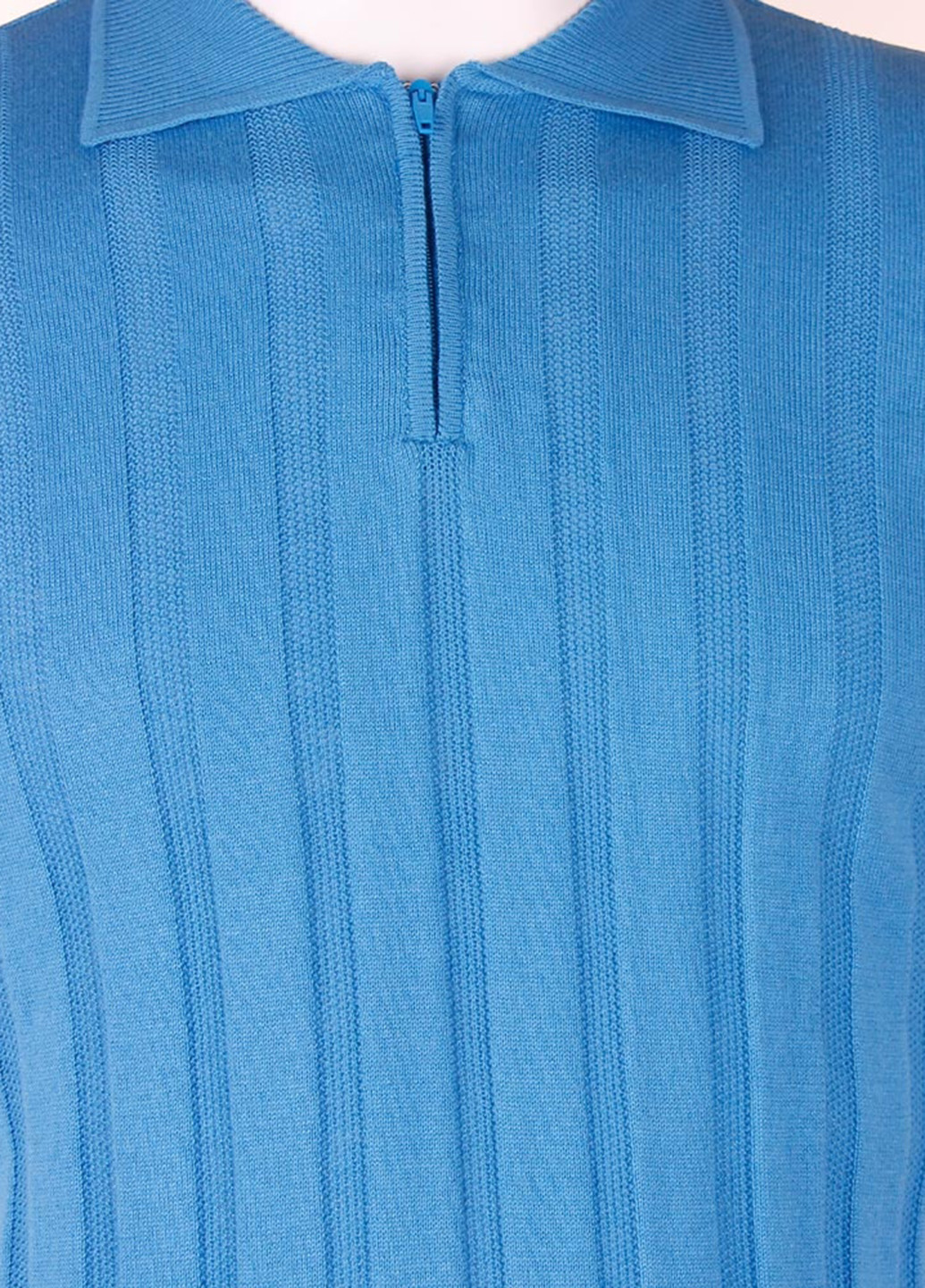 Голубой футболка-поло для мужчин VD One однотонная