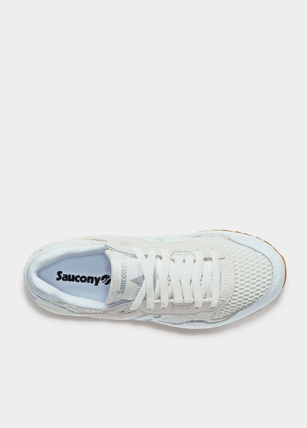 Белые демисезонные кроссовки Saucony SHADOW 5000