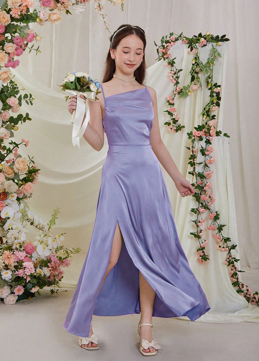 Світло-фіолетова сукня SHEIN (316506925)