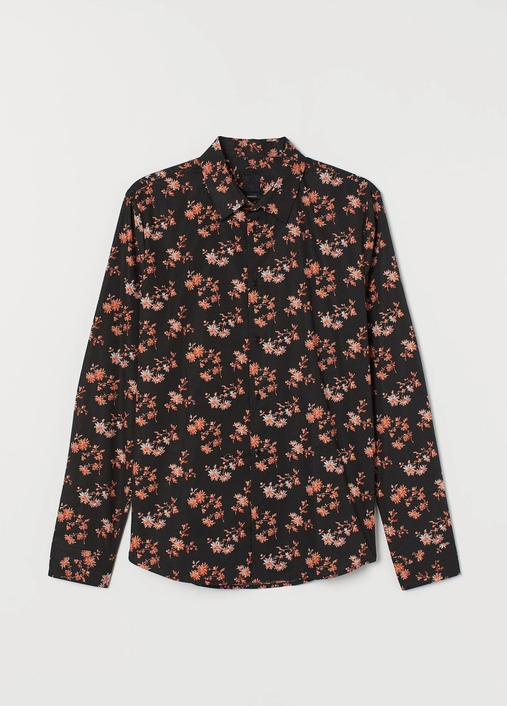 Черная рубашка H&M