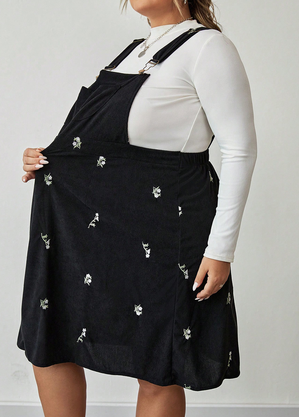 Демисезонный женский сарафан SHEIN в цветочек