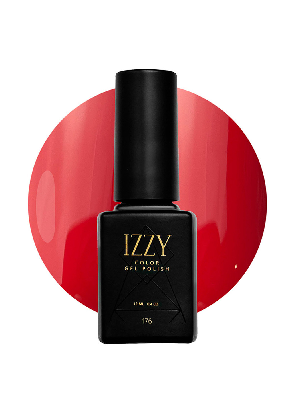 Гель-лак для ногтей, красный 176, 12 г Izzy (363030609)