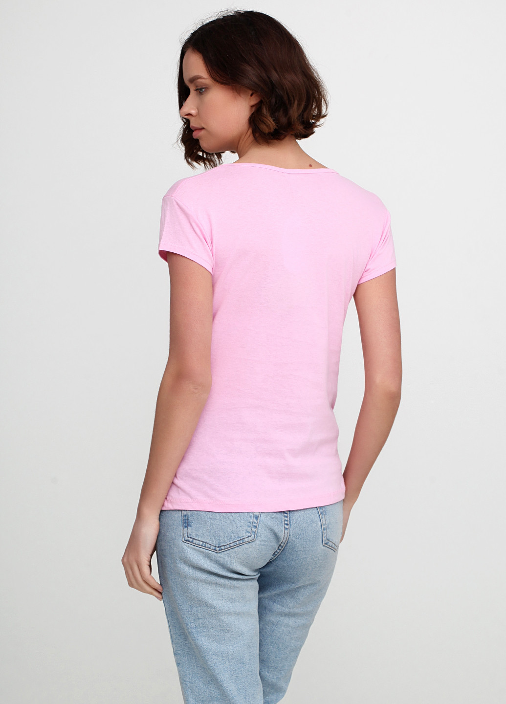 Рожева літня футболка OTTODIX