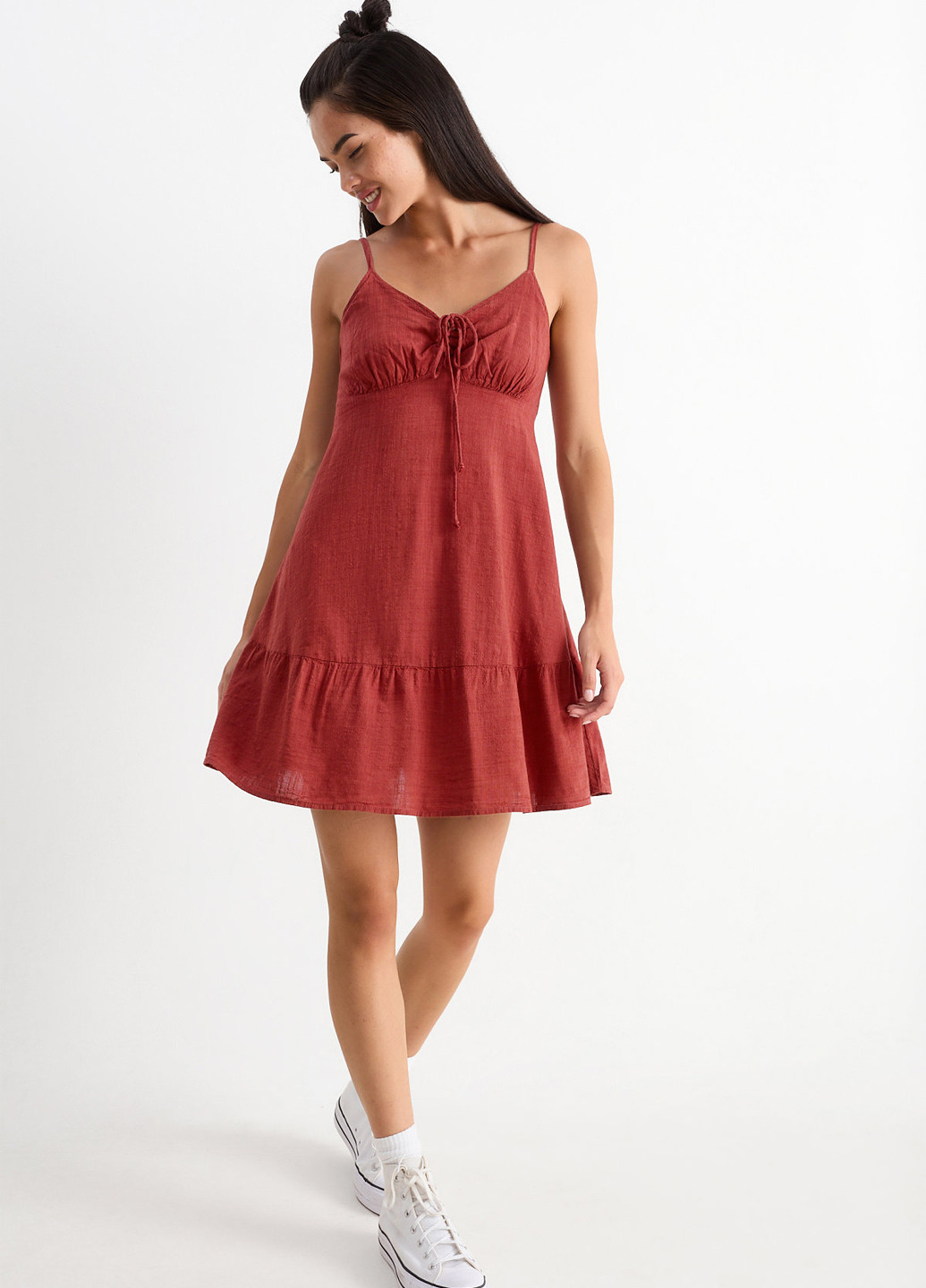 Летний женский сарафан C&A однотонный