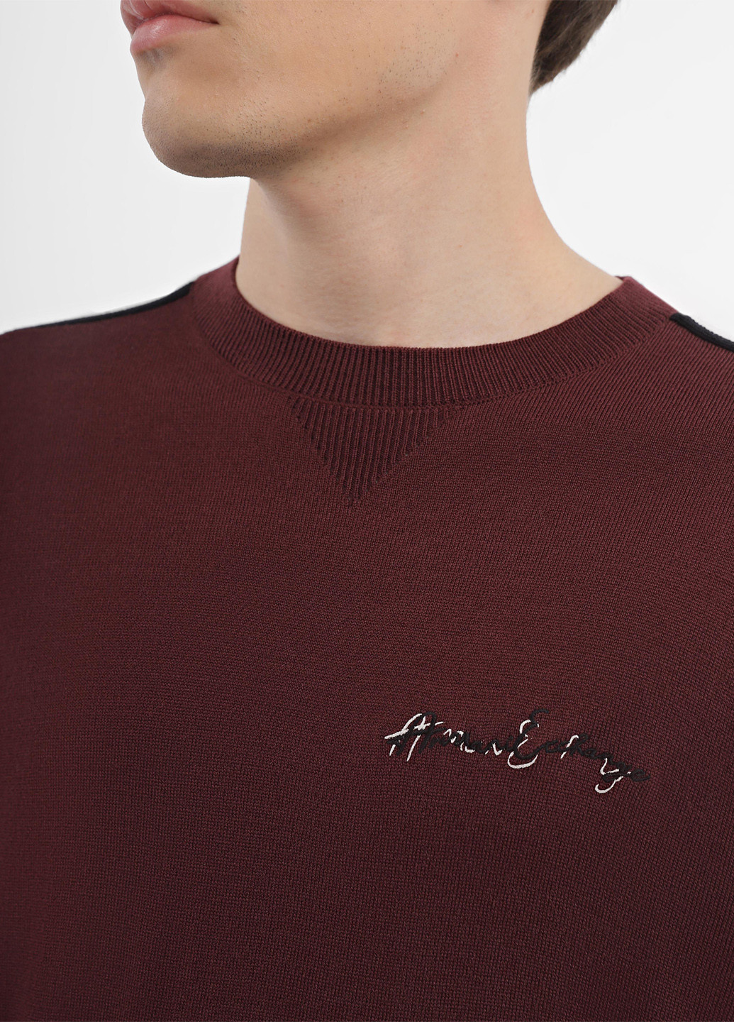 Бордовий демісезонний джемпер джемпер Armani Exchange