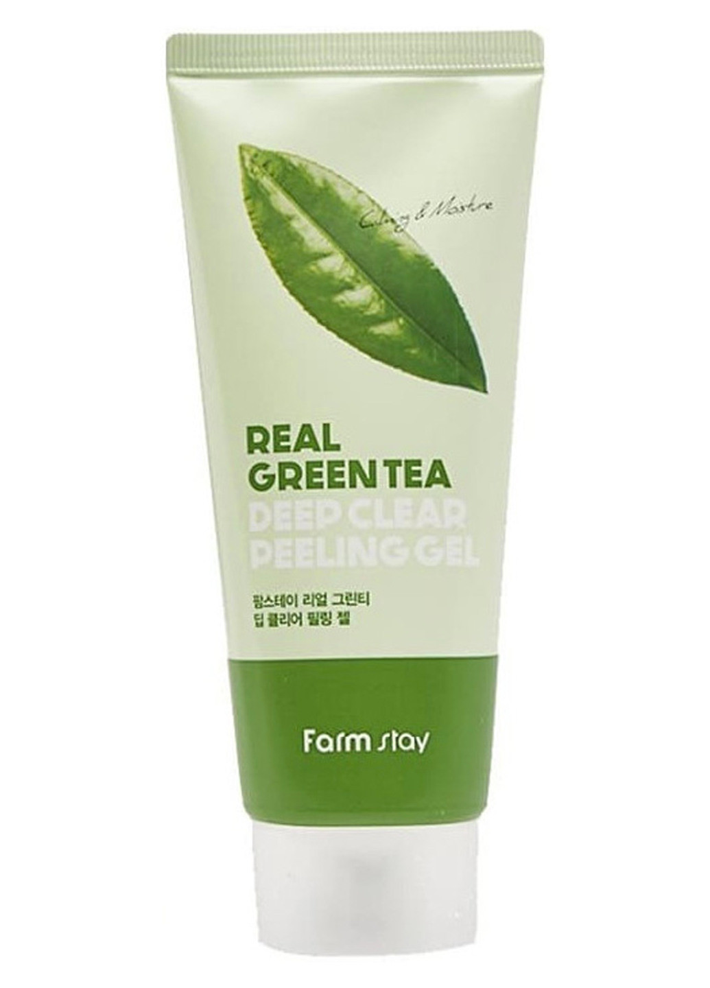 Глибоко очищуючий пілінг-гель для обличчя Real Green Tea Deep Clear Peeling Gel, 100 мл FarmStay (202418246)