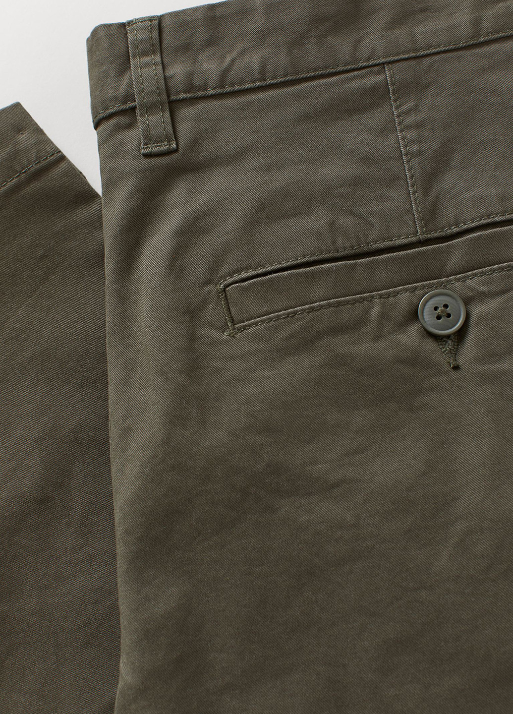 Серо-зеленые кэжуал демисезонные чиносы брюки H&M