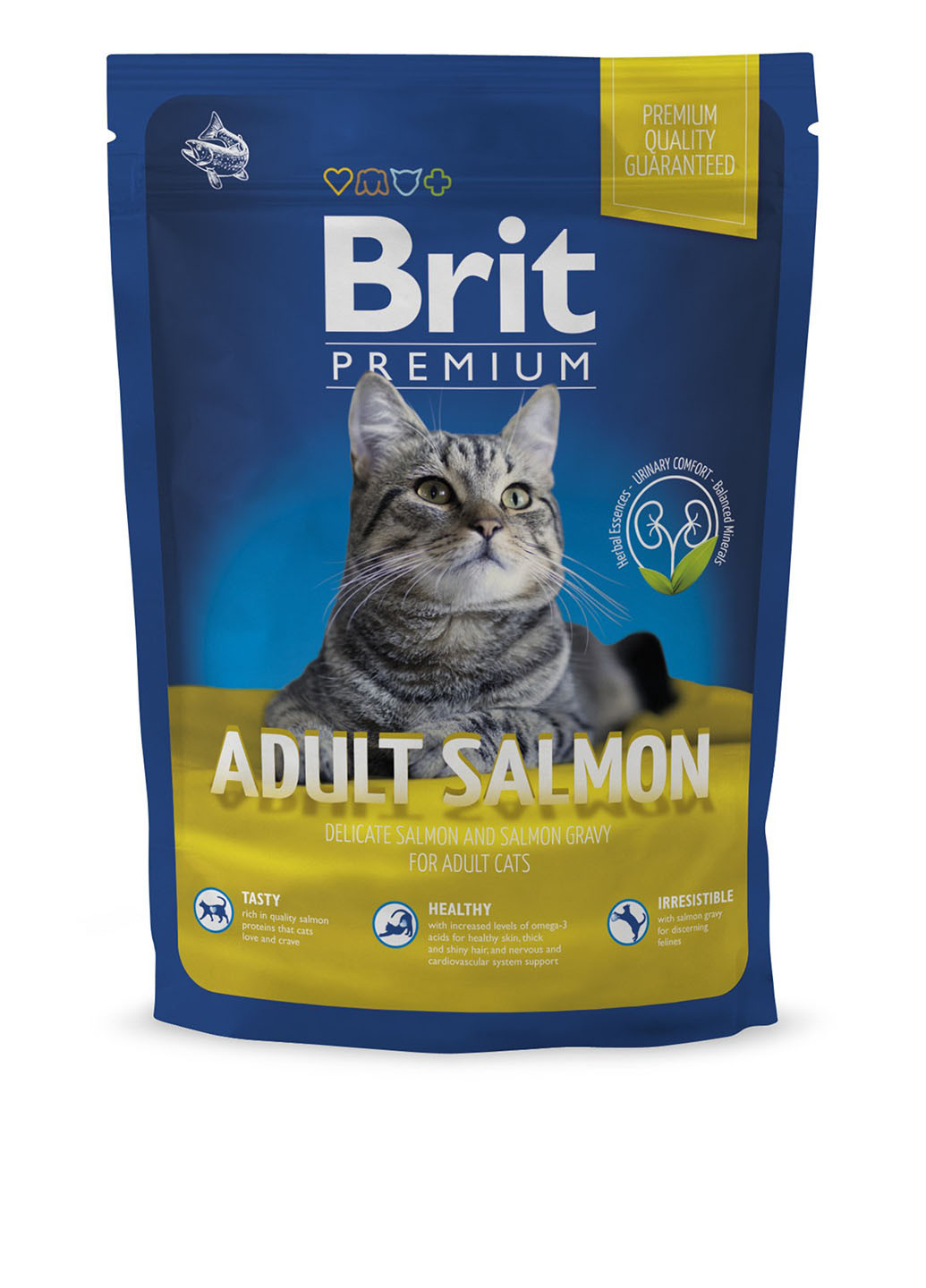 Корм Premium Cat Adult Salmon (з лососем), 1,5 кг Brit (19016982)
