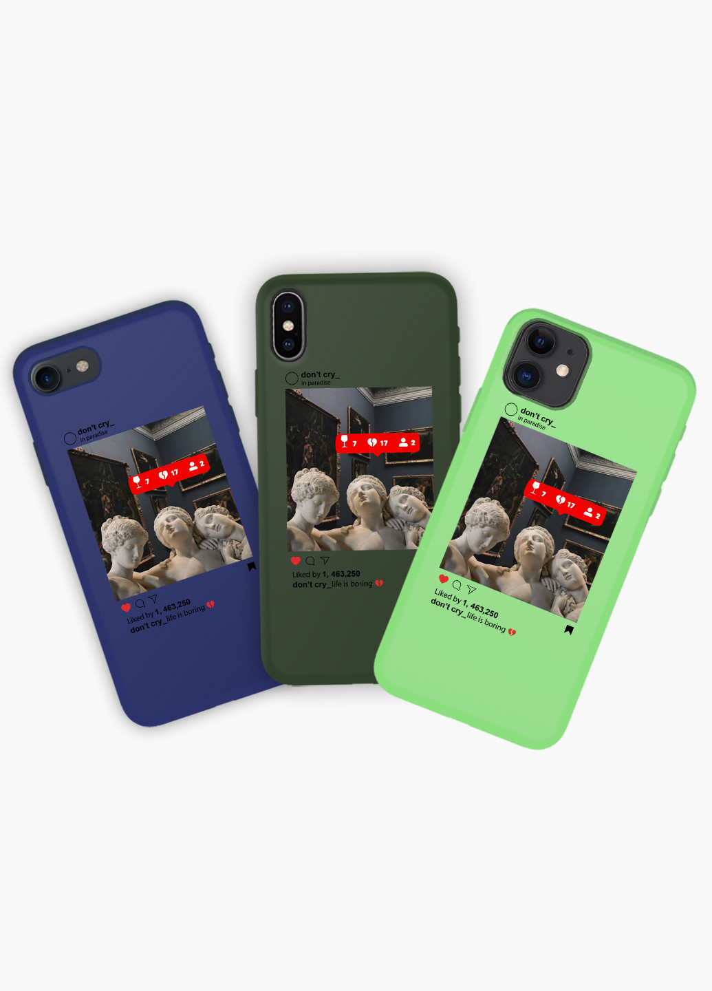 Чохол силіконовий Apple Iphone 11 Pro Ренесанс Скульптури в Instagram (Renaissance) (9231-1589) MobiPrint (219504522)