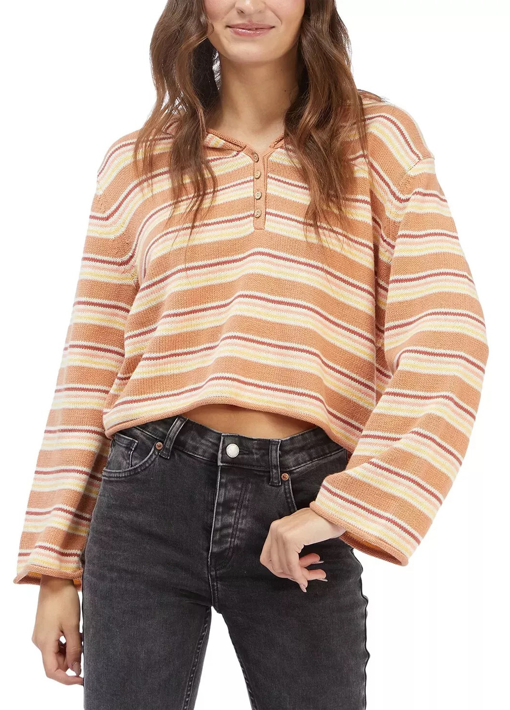 Бежевый демисезонный свитер Roxy