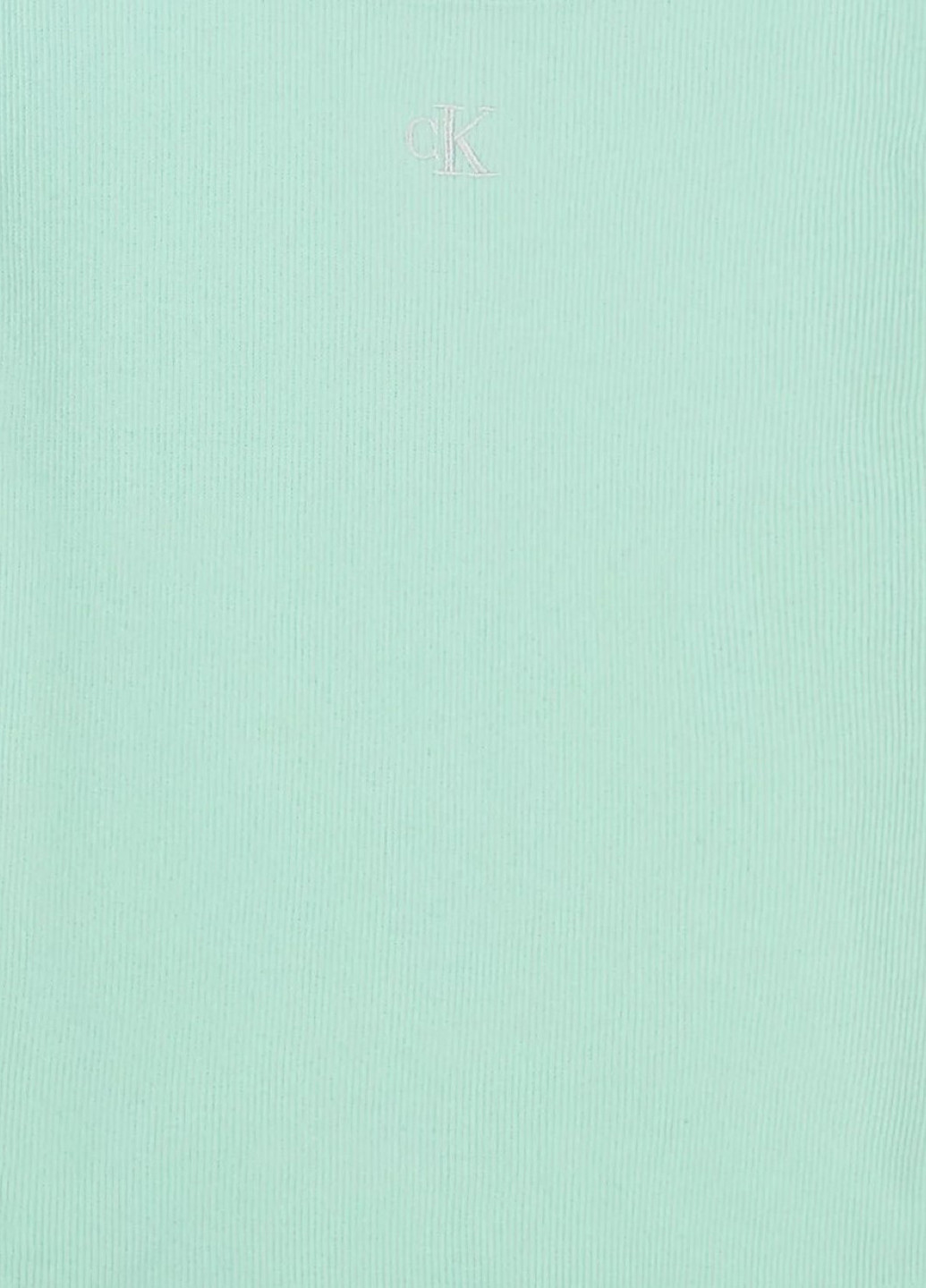 Светло-зеленая летняя футболка Calvin Klein