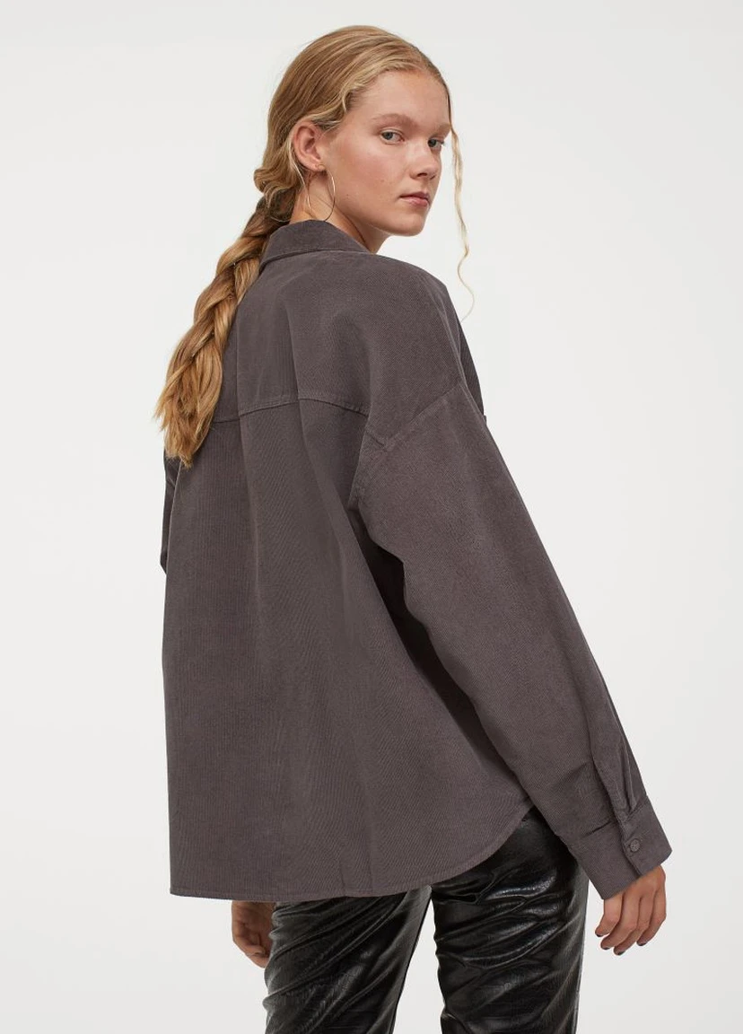Вельветова сорочка H&M (215624387)