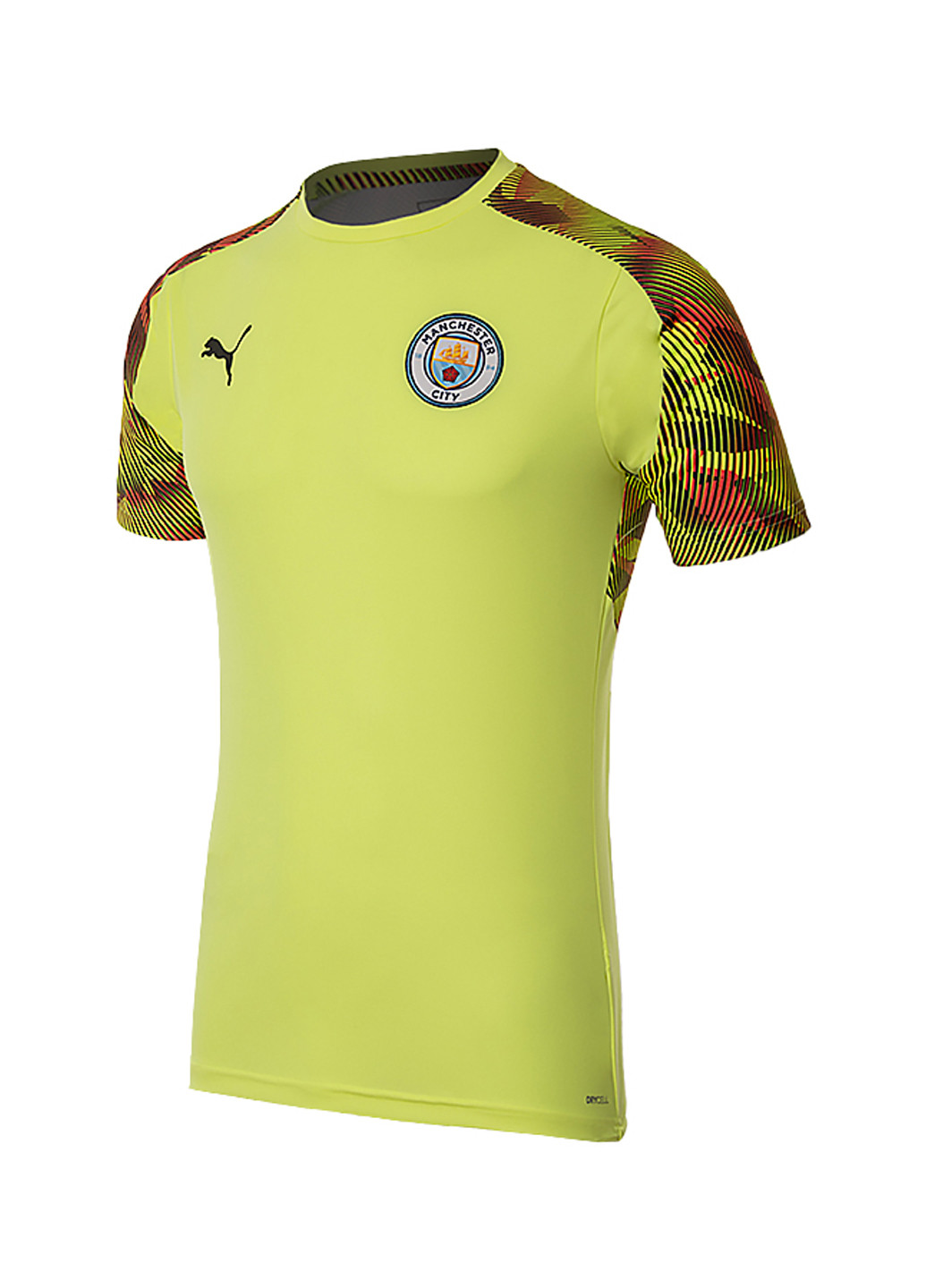Салатовая футболка Puma Manchester City Training Jersey 19