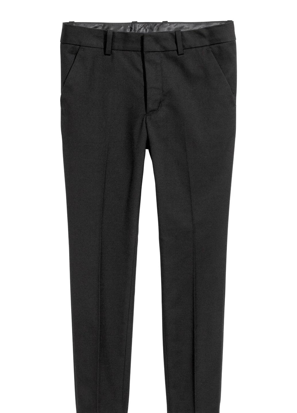 Черные классические летние брюки H&M