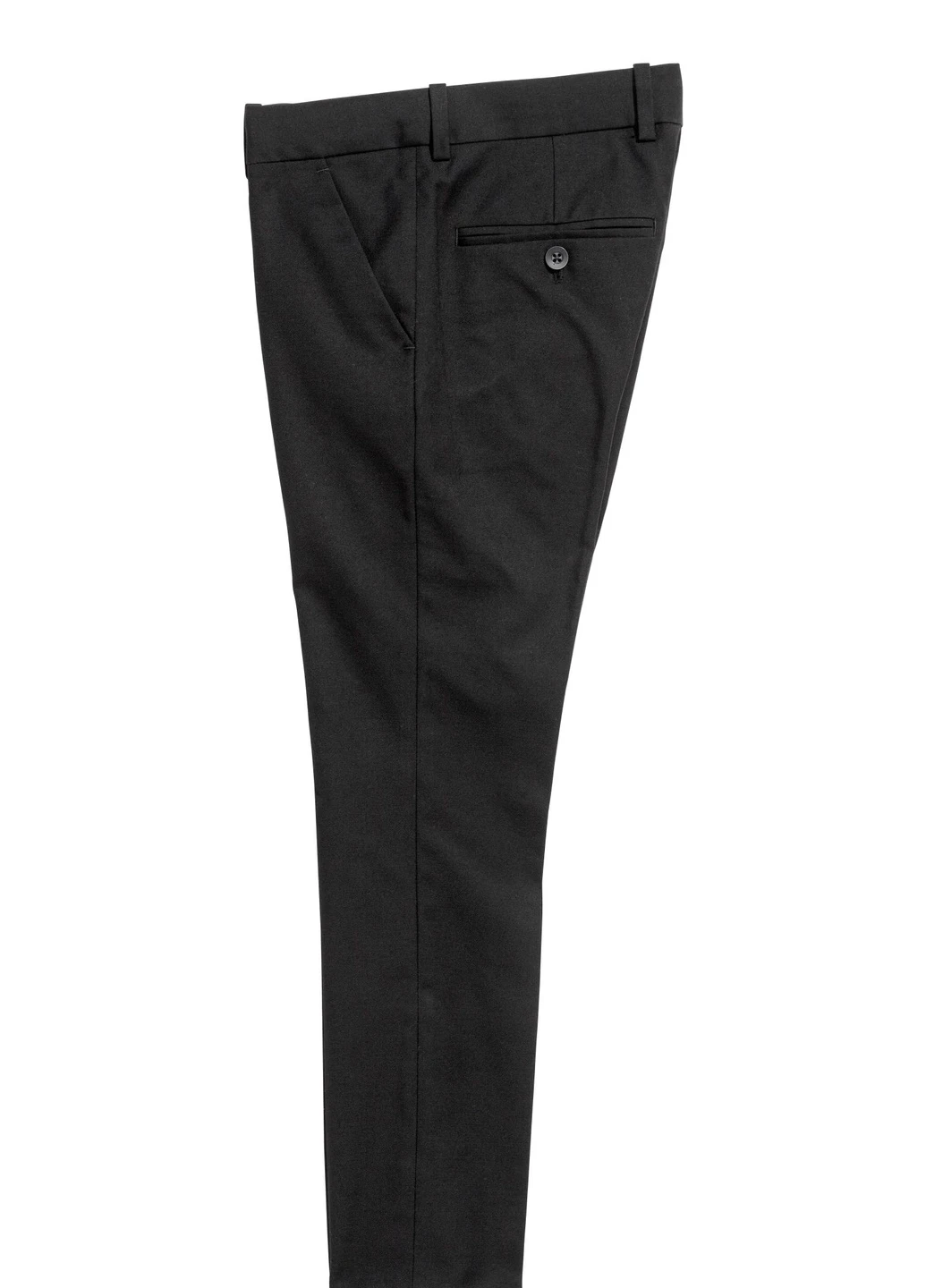 Черные классические летние брюки H&M