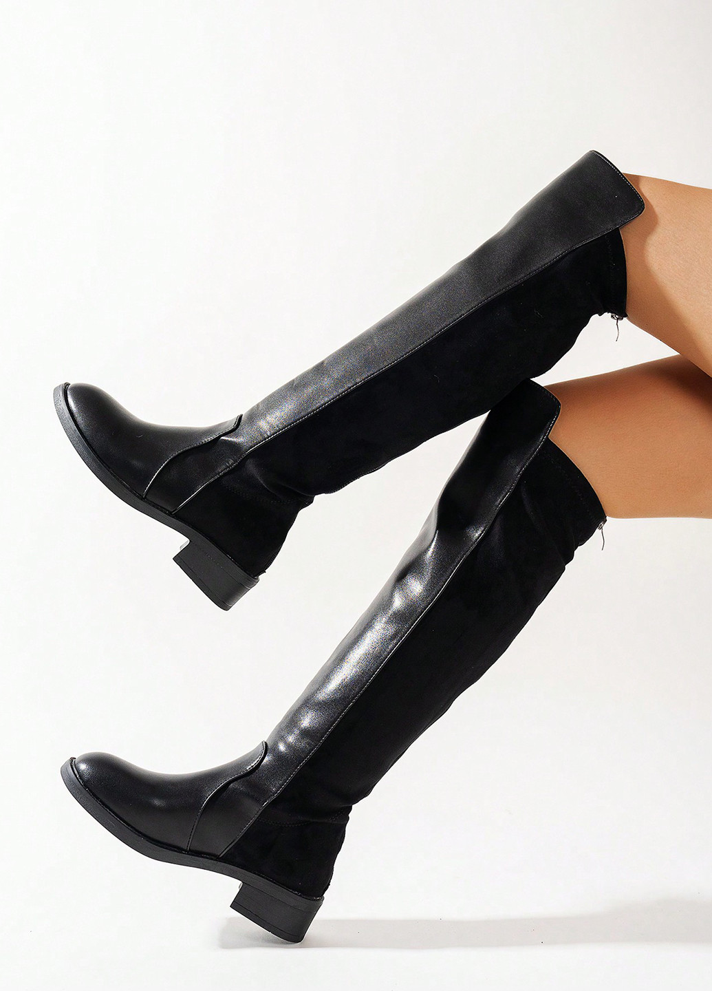 Осенние сапоги ботфорты SHEIN