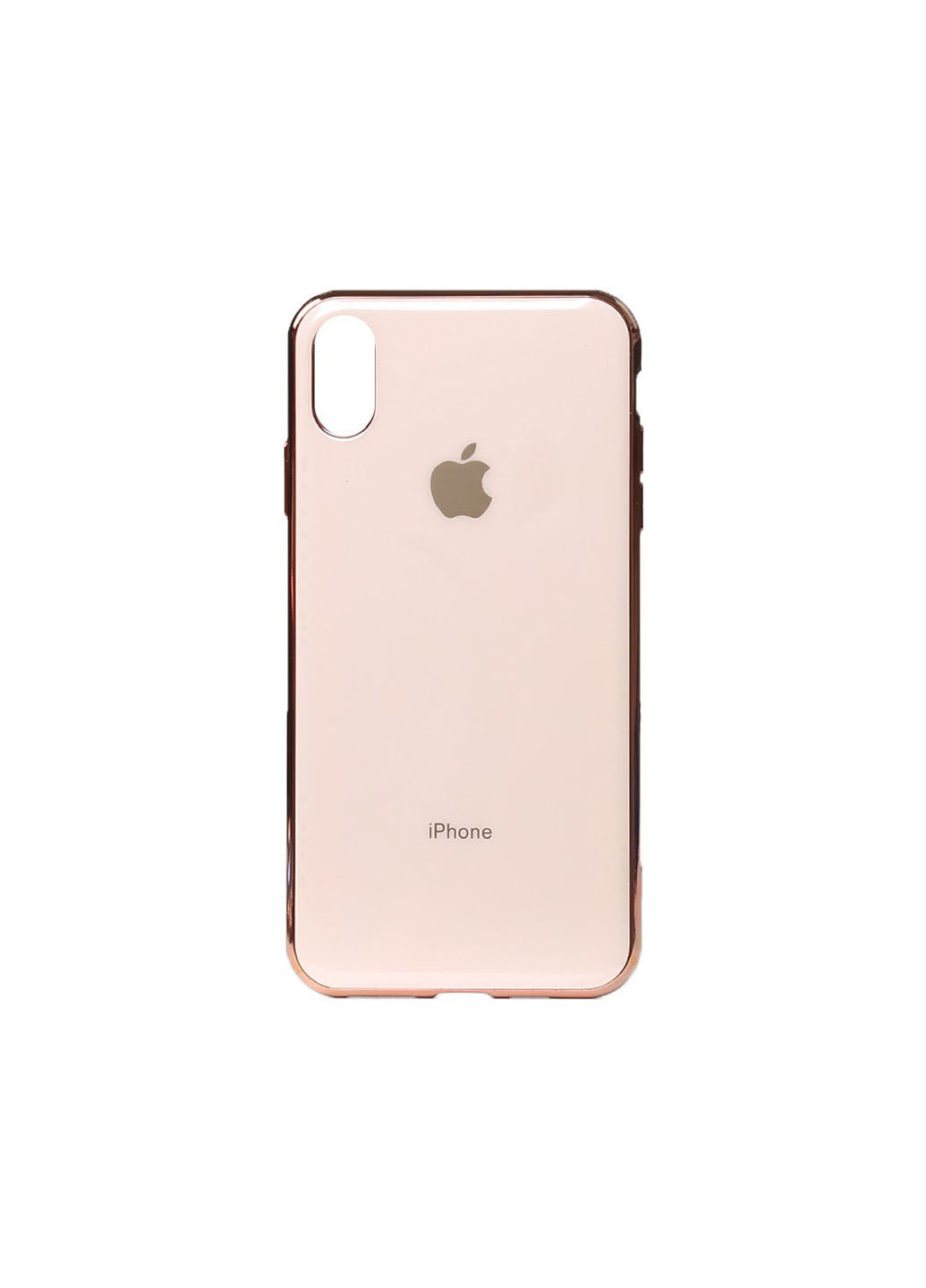 Чехолнакладка Electroplate TPU Case Apple iPhone XS Max Rose Gold Toto (243666956)