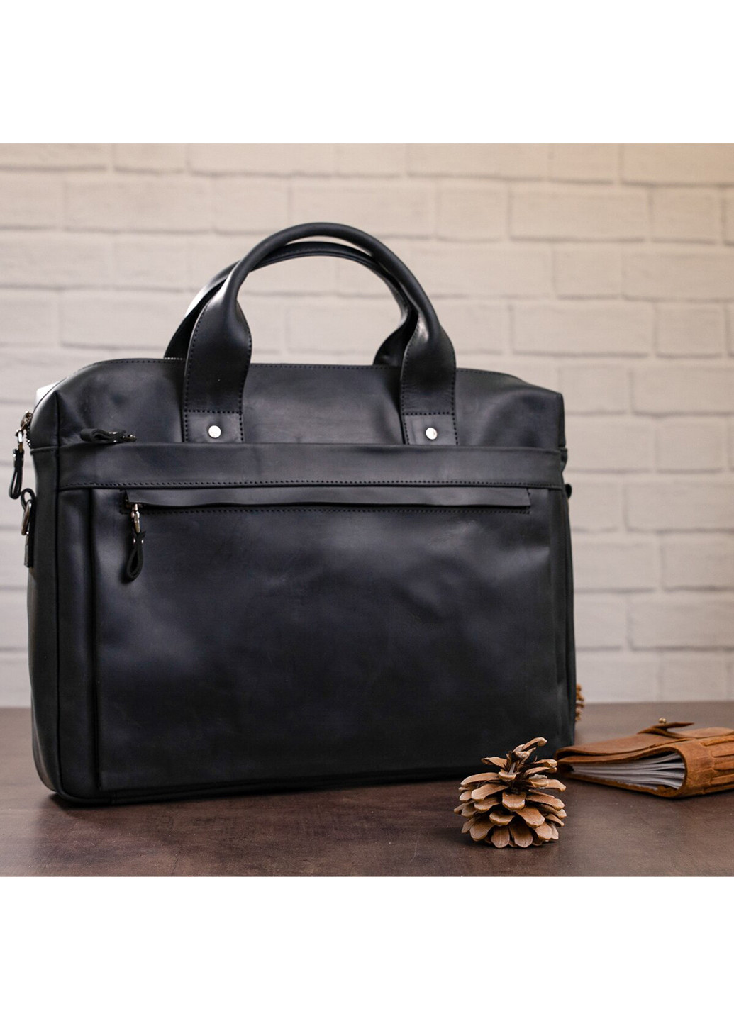 Чоловіча шкіряна сумка 41х30х7-10 см Shvigel (229460655)