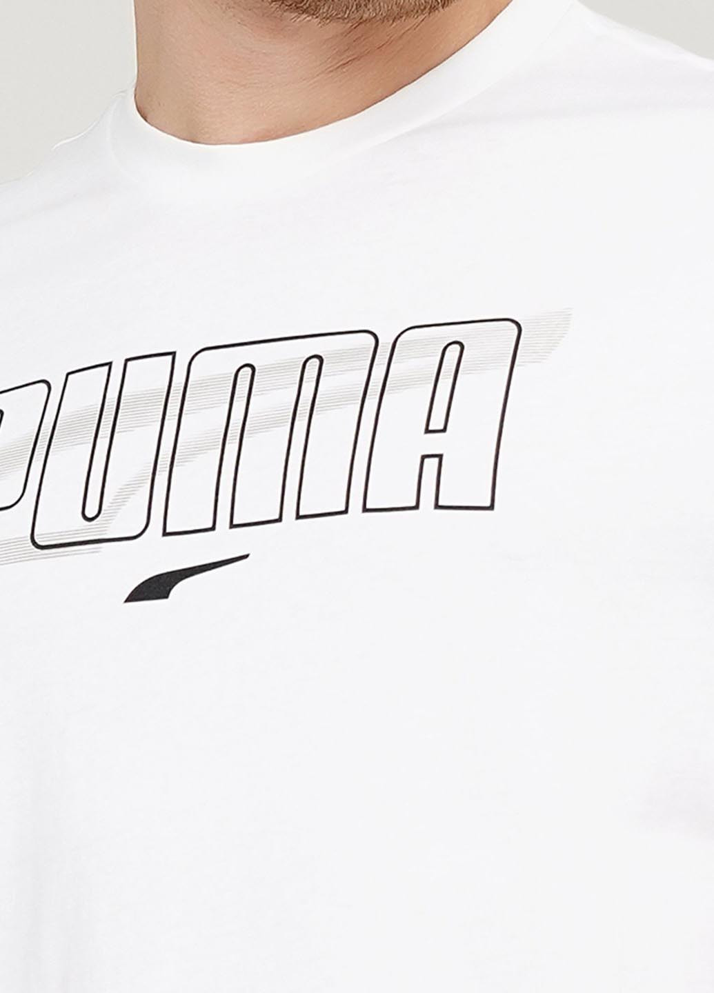 Белая футболка Puma Rebel Tee