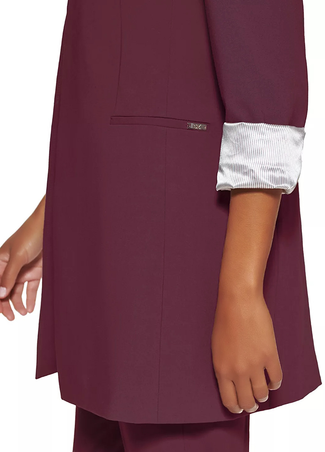 Фиолетовый женский жакет Calvin Klein однотонный - демисезонный