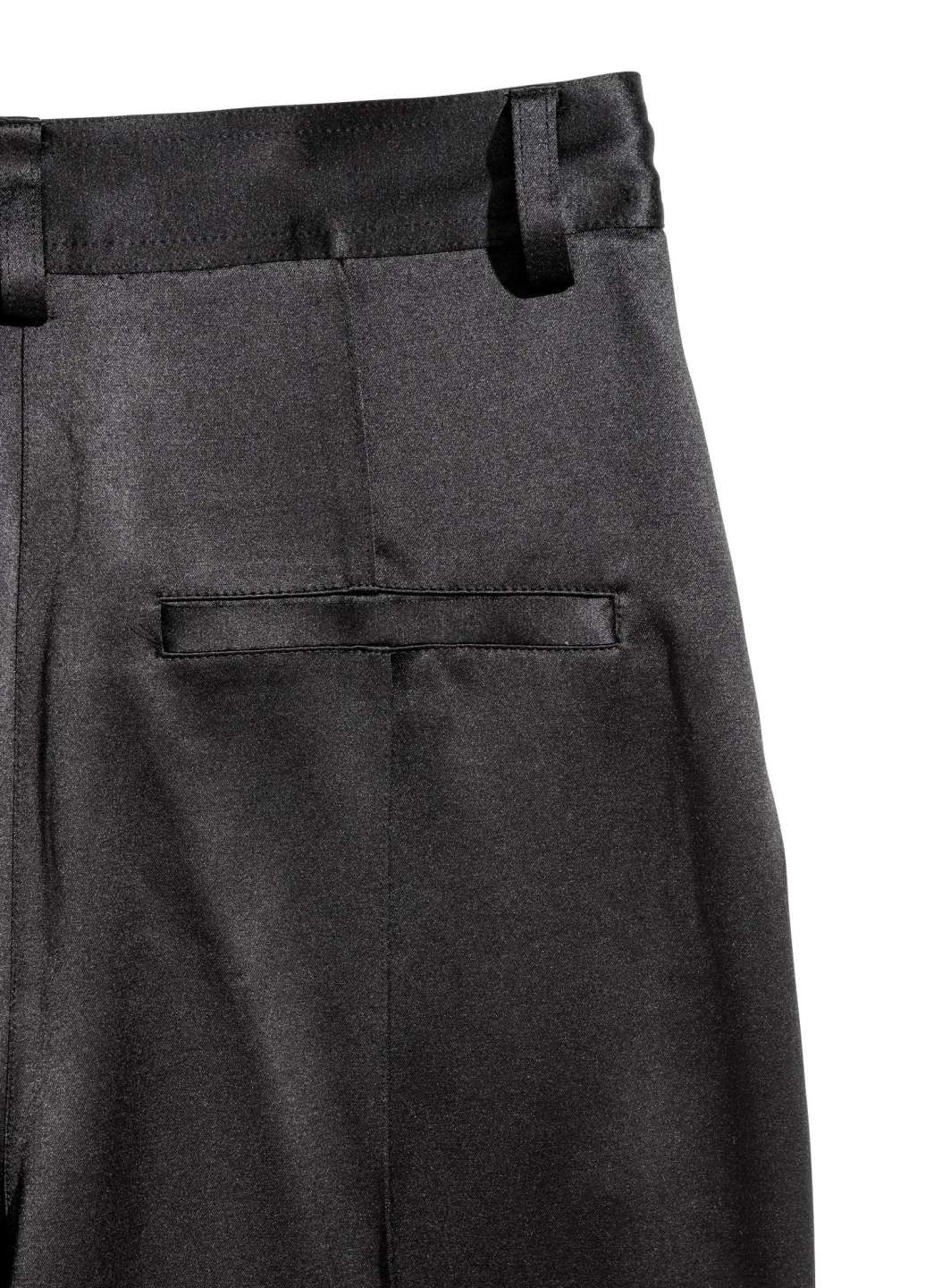 Черные летние брюки H&M