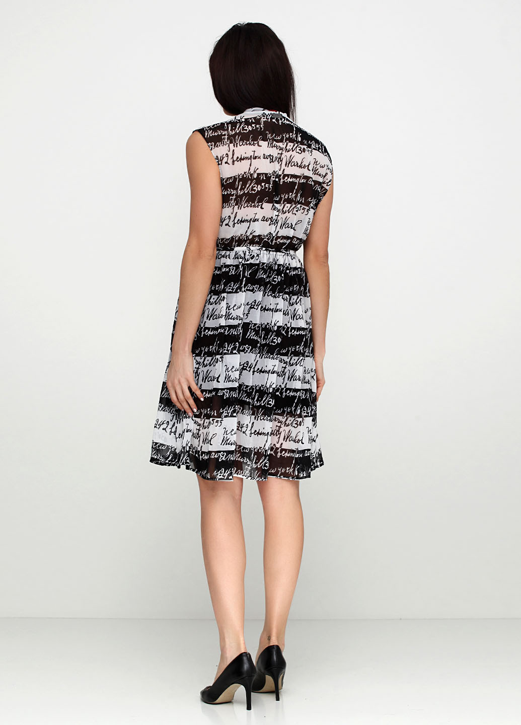Комбинированное кэжуал платье Andy Warhol с надписью
