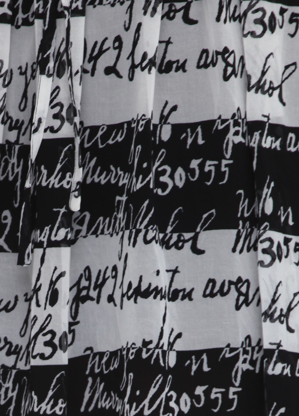 Комбінована кежуал сукня Andy Warhol з написами