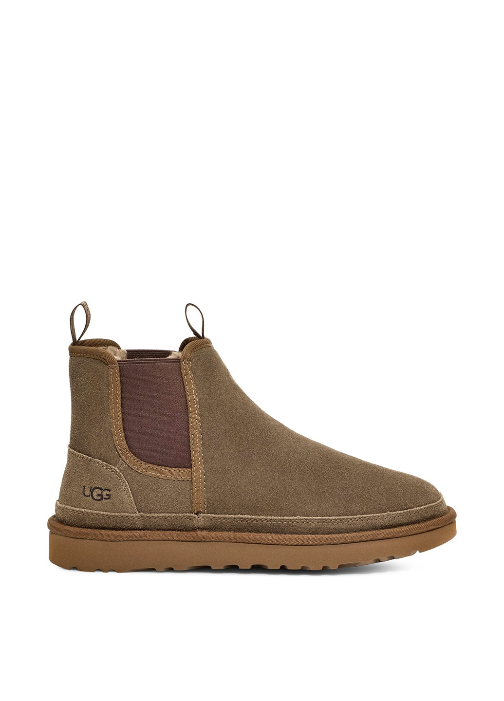 Коричневые зимние ботинки UGG