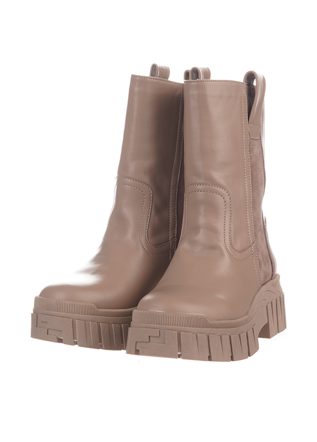 Осенние ботинки AURA на тракторной подошве из натуральной замши