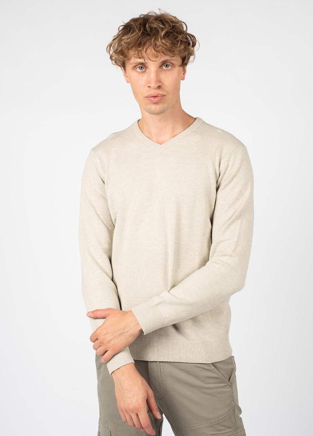 Світло-сірий демісезонний пуловер пуловер Guess