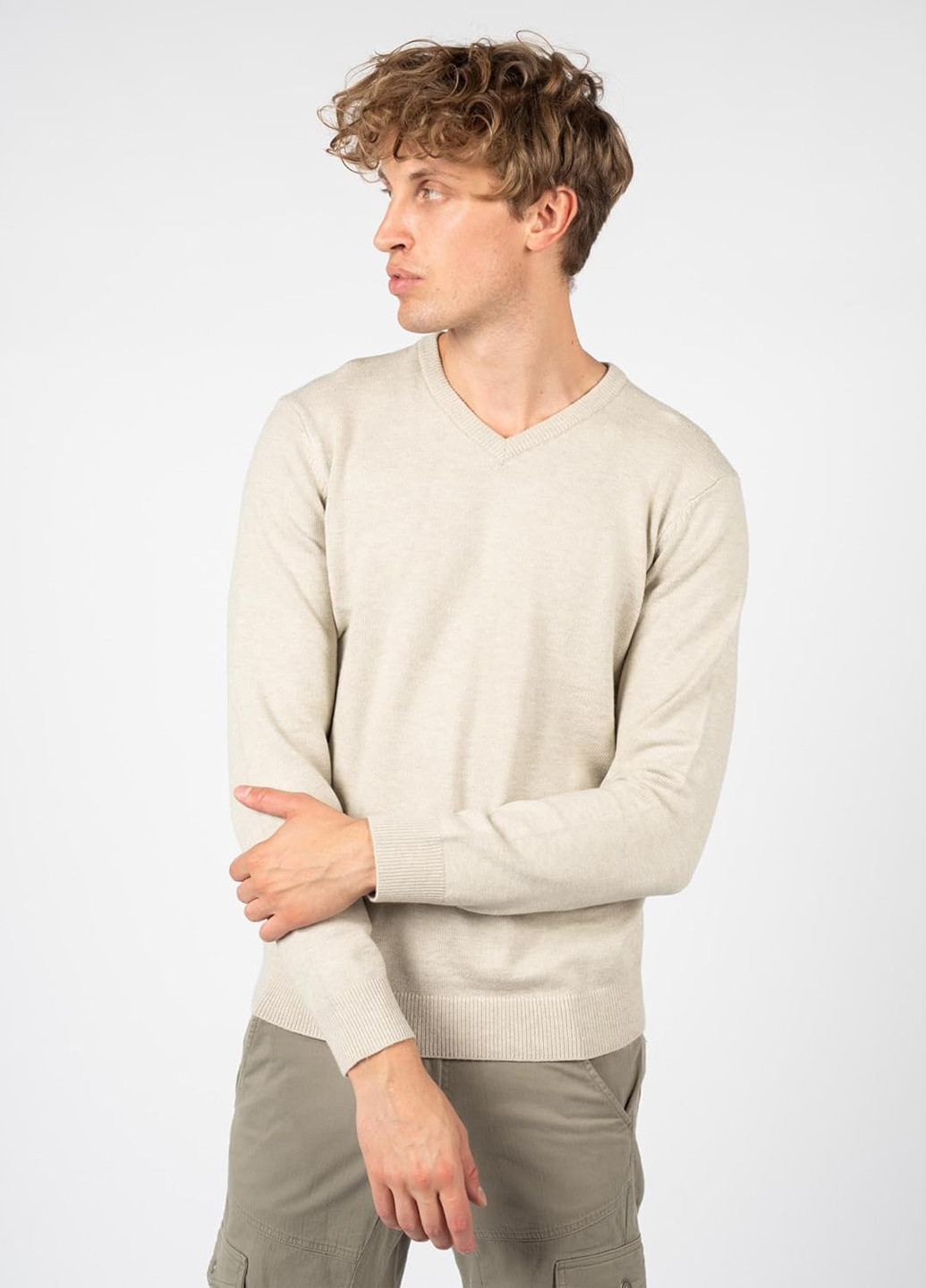 Світло-сірий демісезонний пуловер пуловер Guess