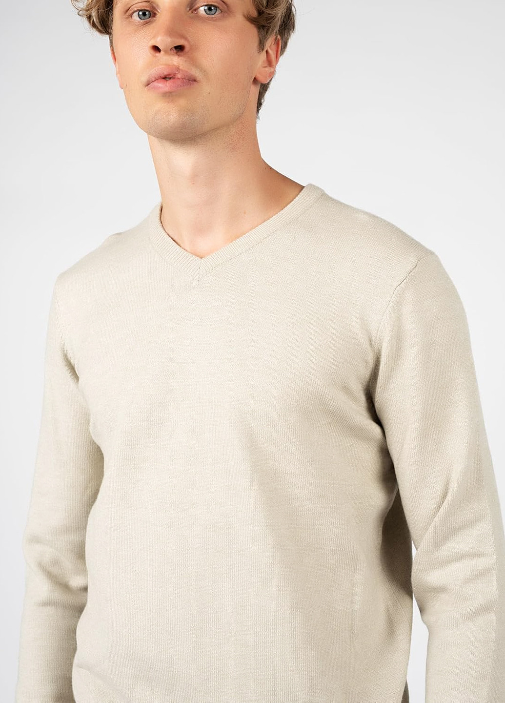 Світло-сірий демісезонний пуловер пуловер Guess