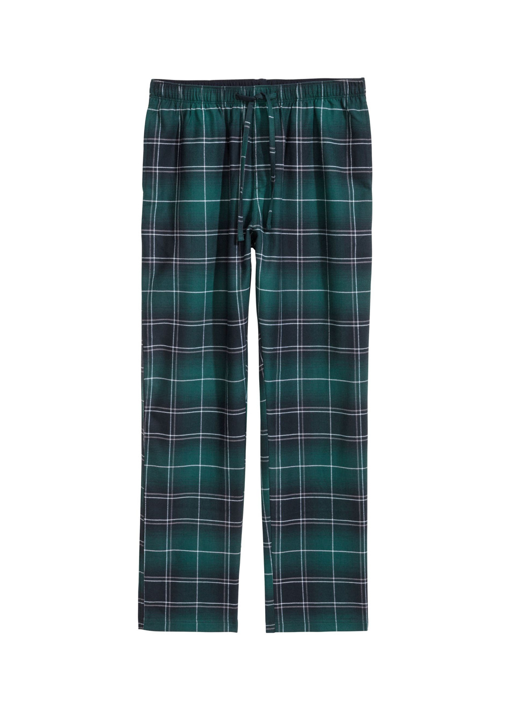 Темно-зеленые домашние демисезонные брюки H&M