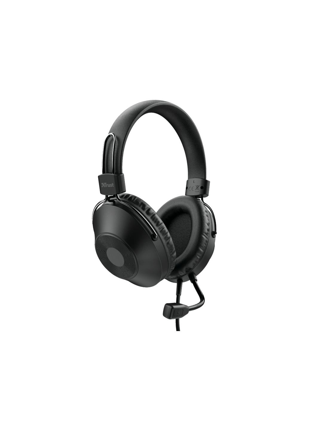 Наушники (24132) Trust ozo over-ear usb headset black (253547618)