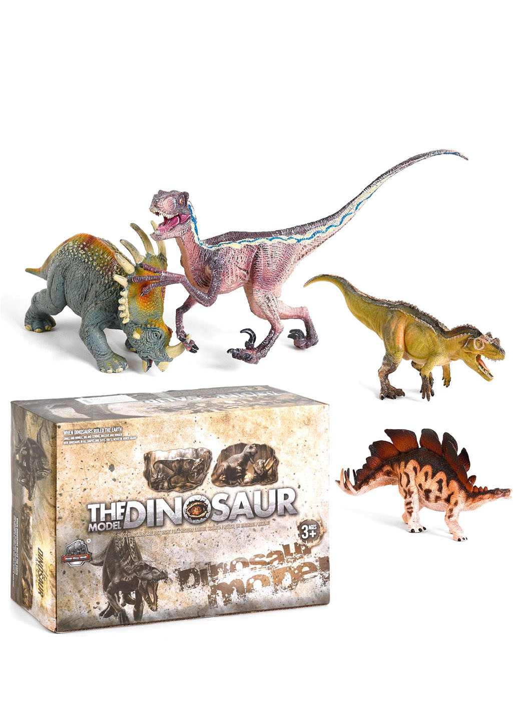 Набор динозавров 12 шт Kimi животные, птицы, динозавры (252660297)