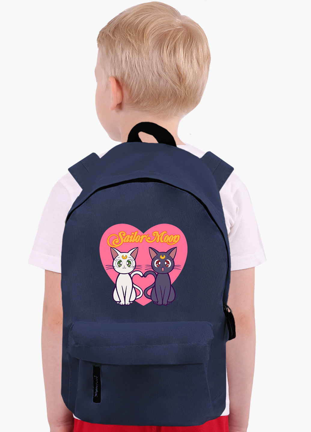 Детский рюкзак Місяць Кішки Сейлор Мун (anime Sailor Moon Cats) (9263-2849) MobiPrint (229078029)