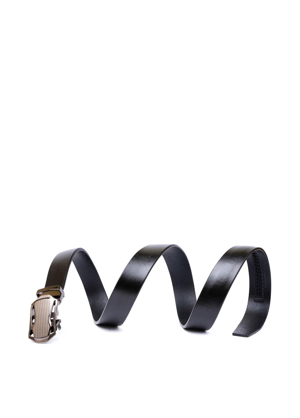 Ремінь чоловічий з пряжкою автомат 20355 Чорний Vintage (235781134)